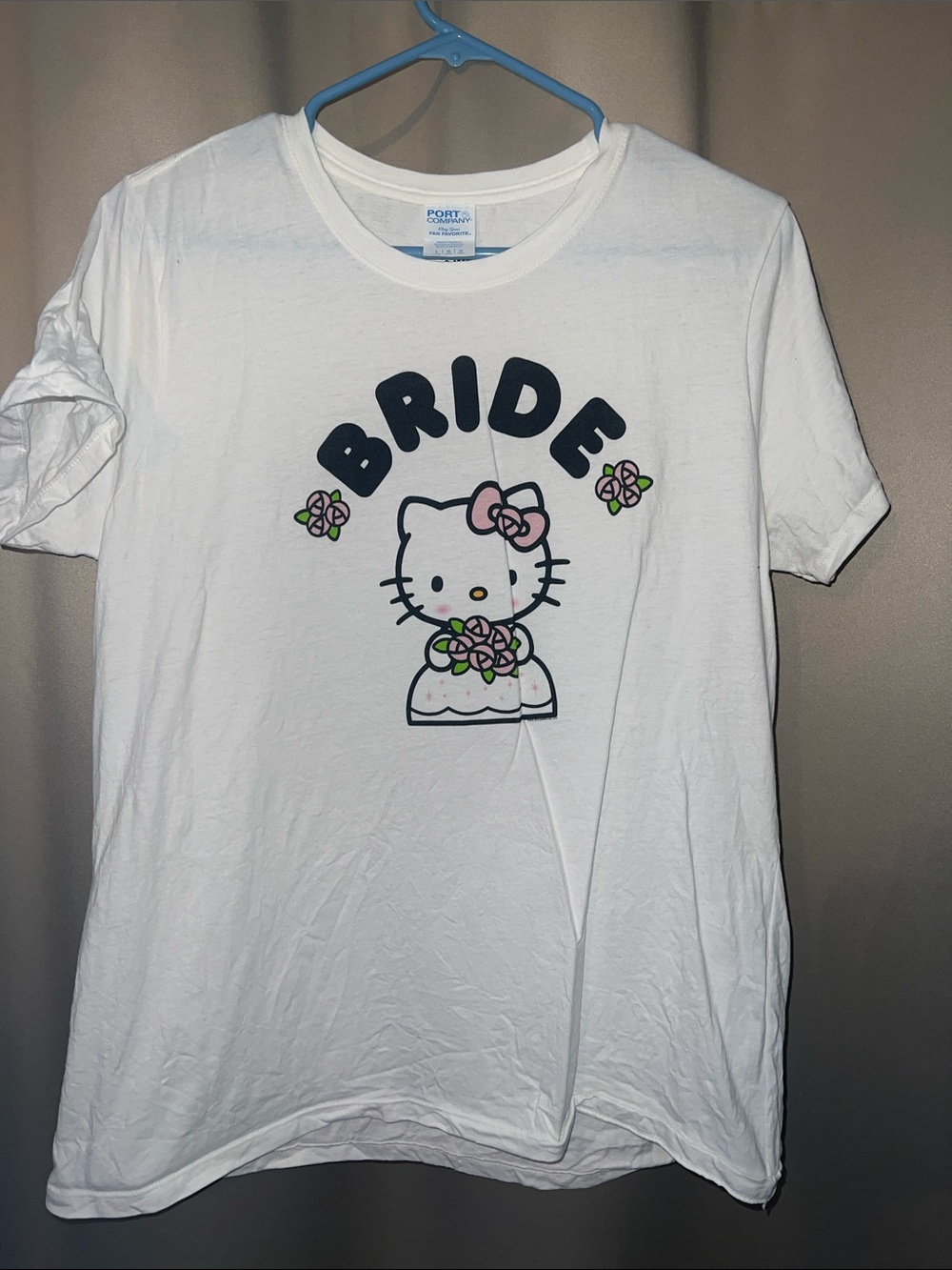 Hello Kitty 'Bride' White Graphic Tee